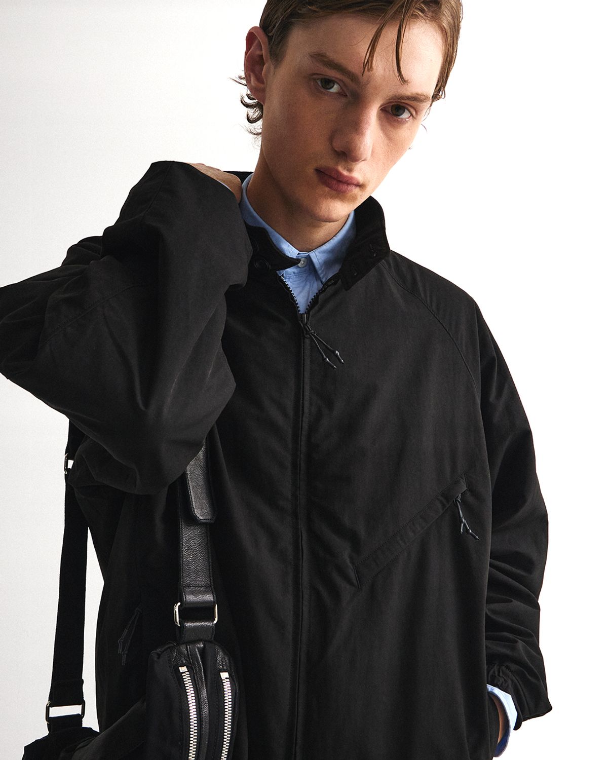 언어펙티드 에센셜(UNAFFECTED ESSENTIAL) G-9 BLOUSON / BLACK