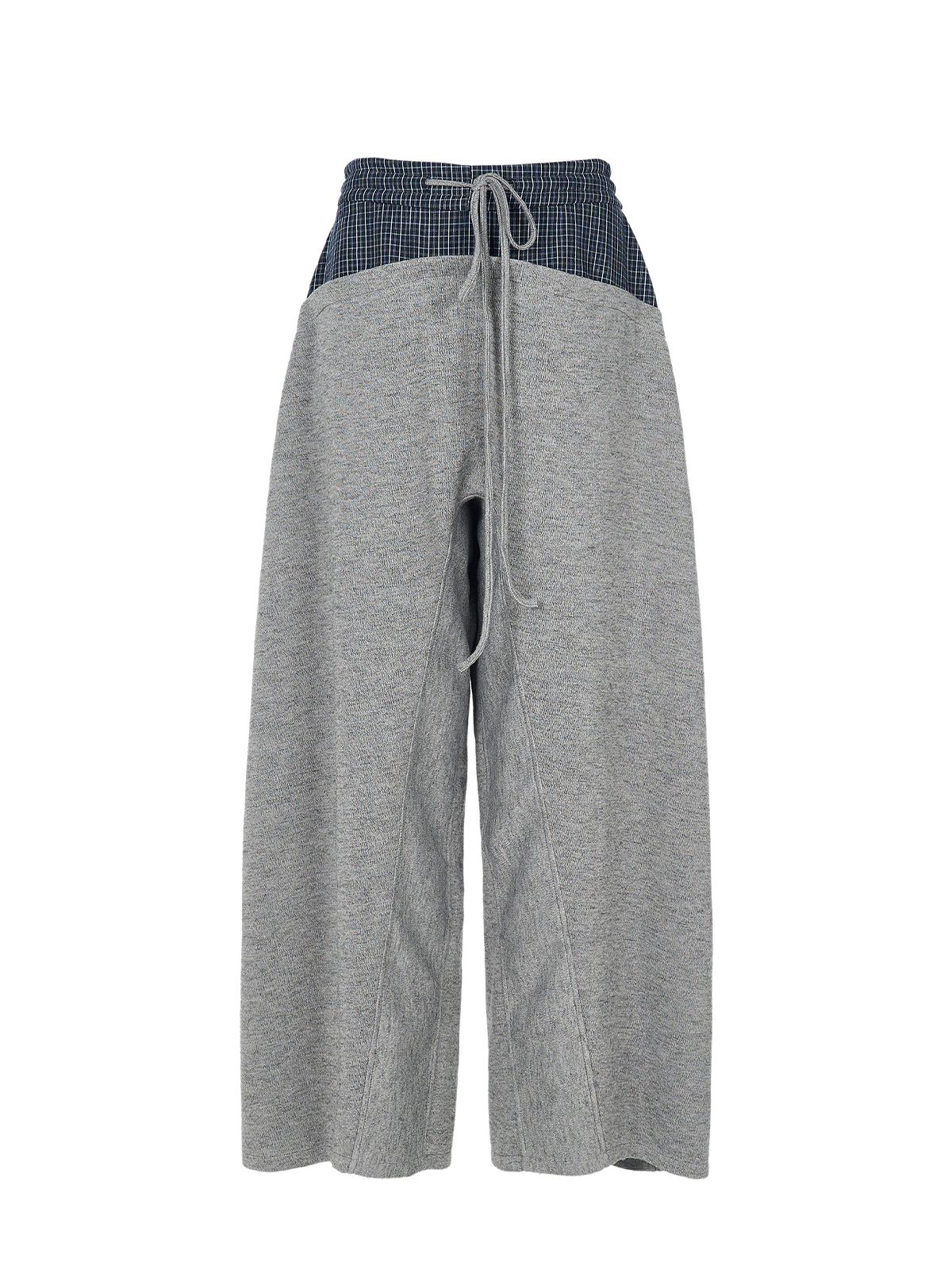 그로운 낫올드(GROWN NOTOLD) Burry*Check sweatpants _ Brown / Gray