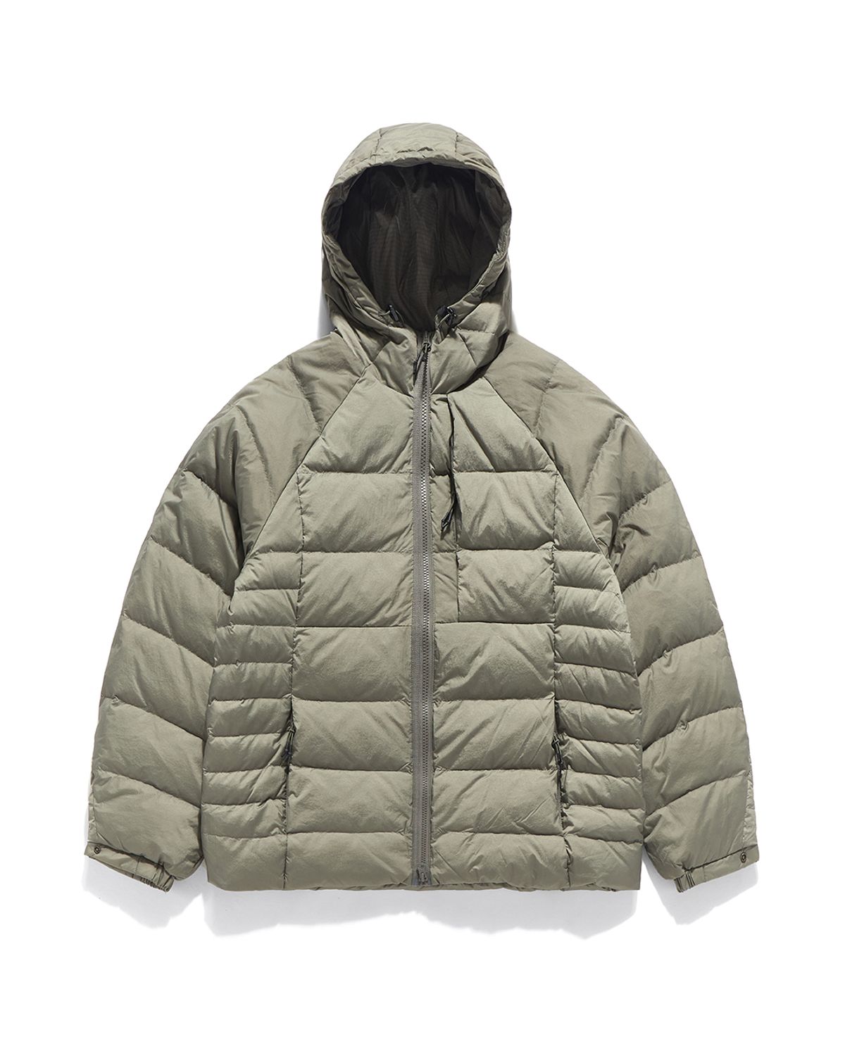 언어펙티드 에센셜(UNAFFECTED ESSENTIAL) LIGHT HOODED DOWN JUMPER / SAGE GREEN