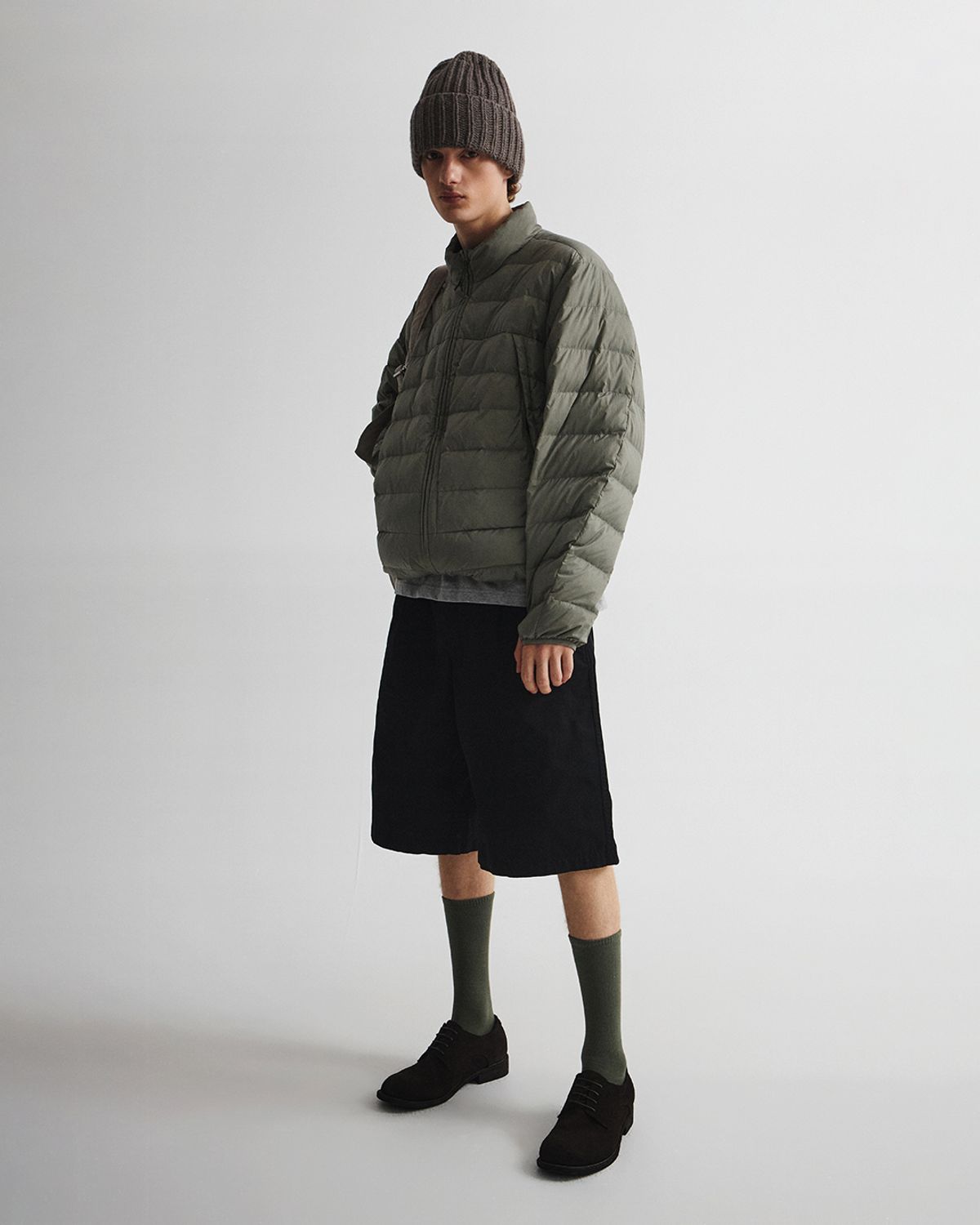 언어펙티드 에센셜(UNAFFECTED ESSENTIAL) MP LIGHT DOWN JUMPER / SAGE GREEN