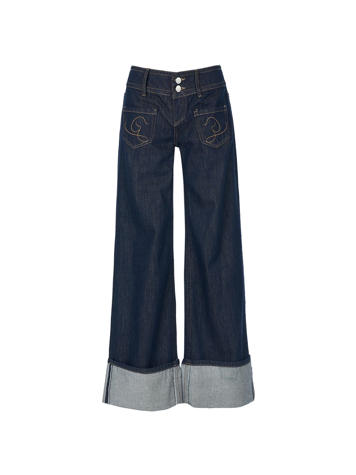 그로운 낫올드(GROWN NOTOLD) Bohem*Roll-up jeans