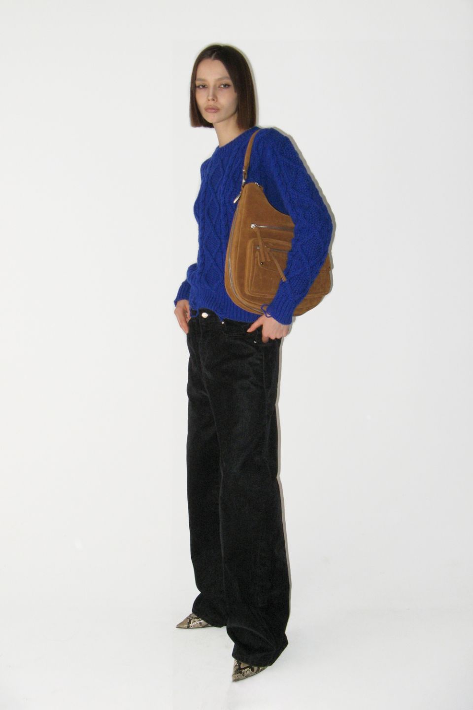 MUSINSA | SUNBURNPROJECT Double Pocket Shoulder Bag, CAMEL