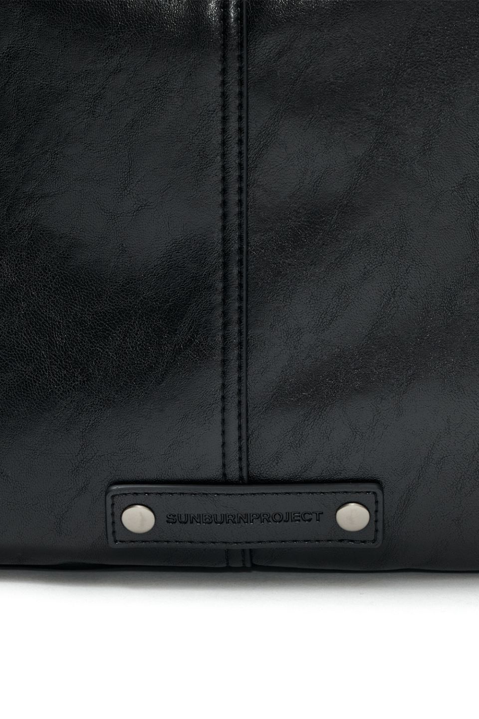 MUSINSA | SUNBURNPROJECT Double Pocket Shoulder Bag, BLACK