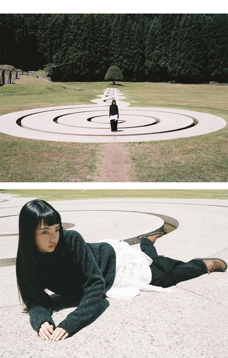 MUSINSA公式 | OHESHIO CHECK POCKET CARPENTER PANTS, CHARCOAL