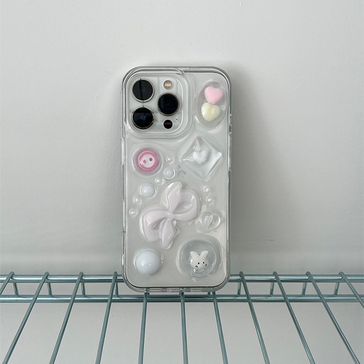 소유템(SOUTEM) Pink Bunny Phone Case_Resin