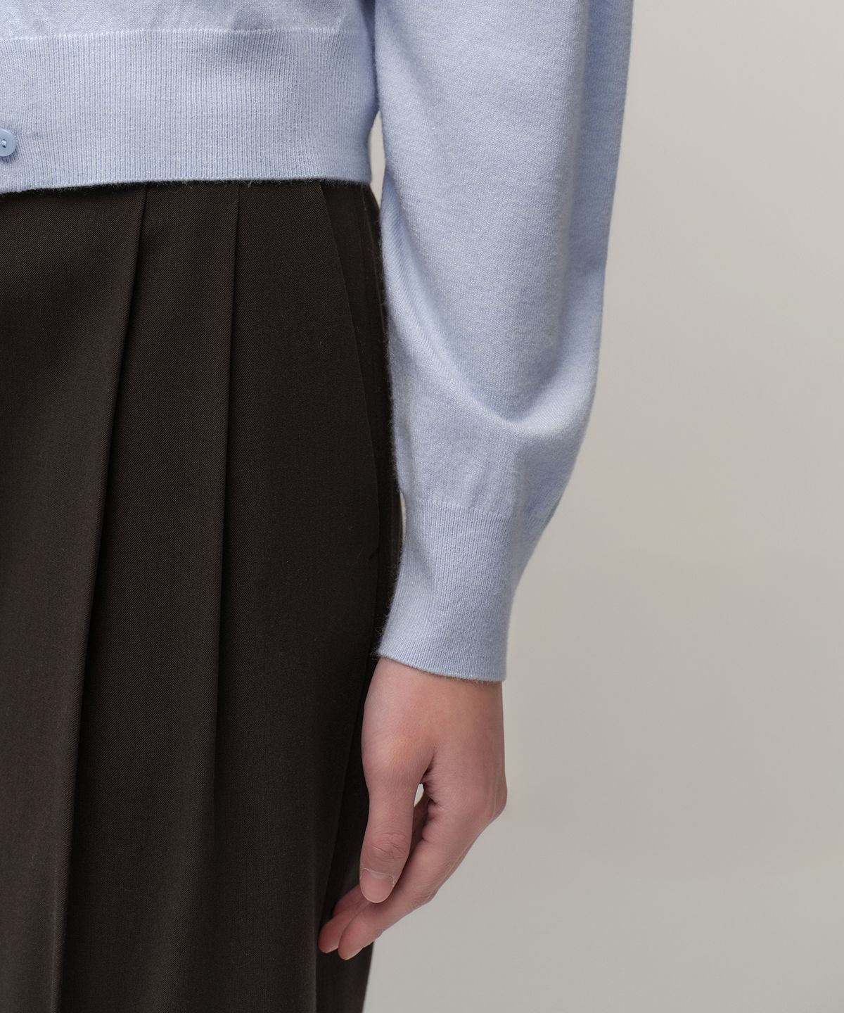 무신사 스탠다드 우먼(MUSINSA STANDARD WOMAN) 우먼즈 에센셜 칼라드 가디건 [스카이 블루]