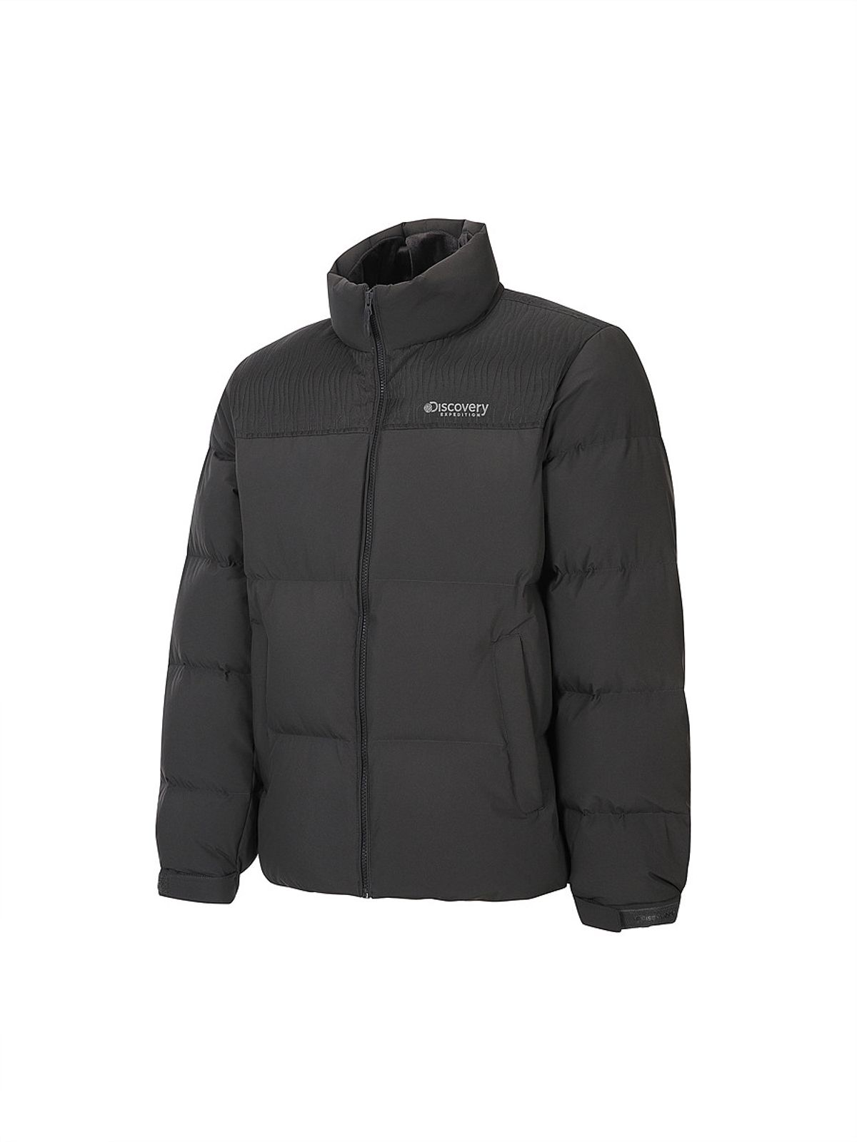 디스커버리 익스페디션(DISCOVERY EXPEDITION) 유니 반슬리 다운 숏패딩 (Ptn.Grey)