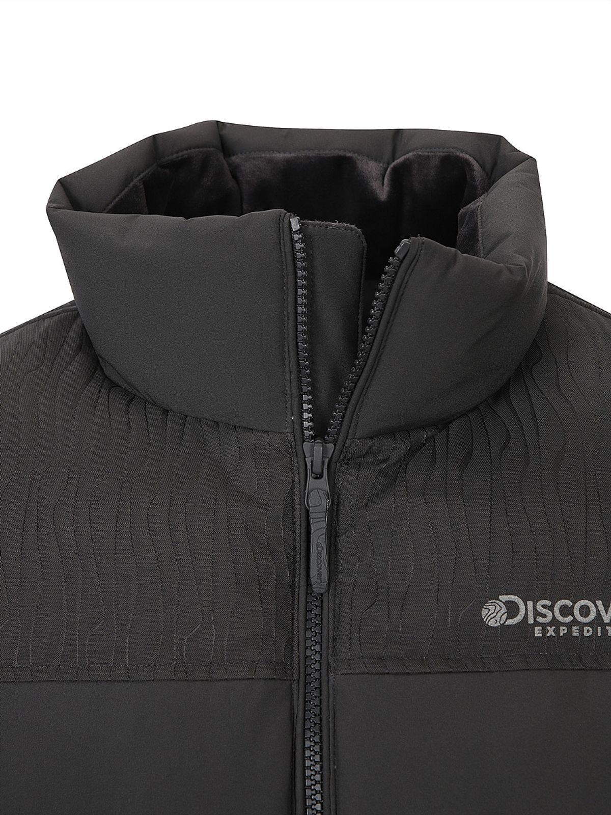 디스커버리 익스페디션(DISCOVERY EXPEDITION) 유니 반슬리 다운 숏패딩 (Ptn.Grey)