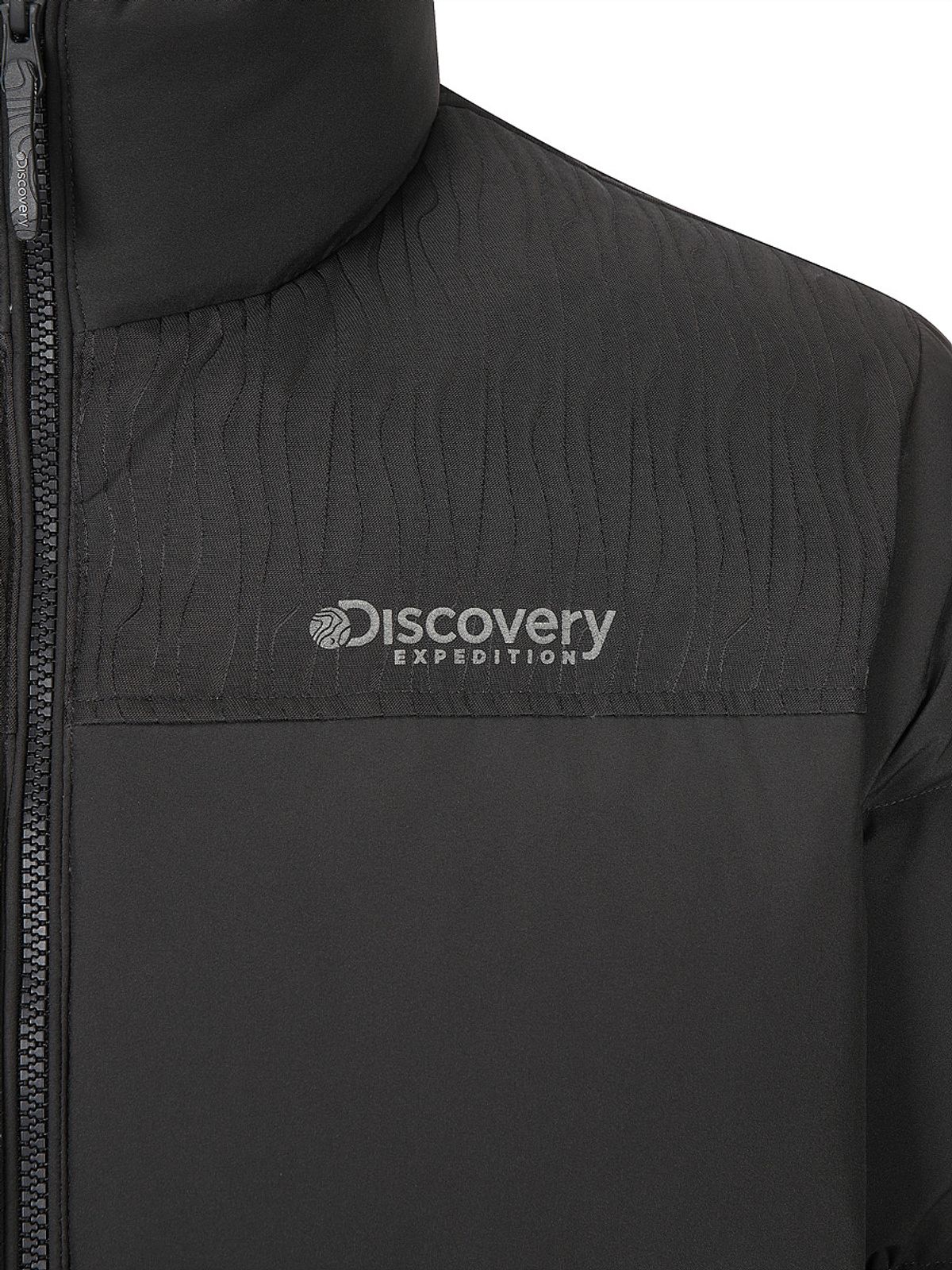 디스커버리 익스페디션(DISCOVERY EXPEDITION) 유니 반슬리 다운 숏패딩 (Ptn.Grey)