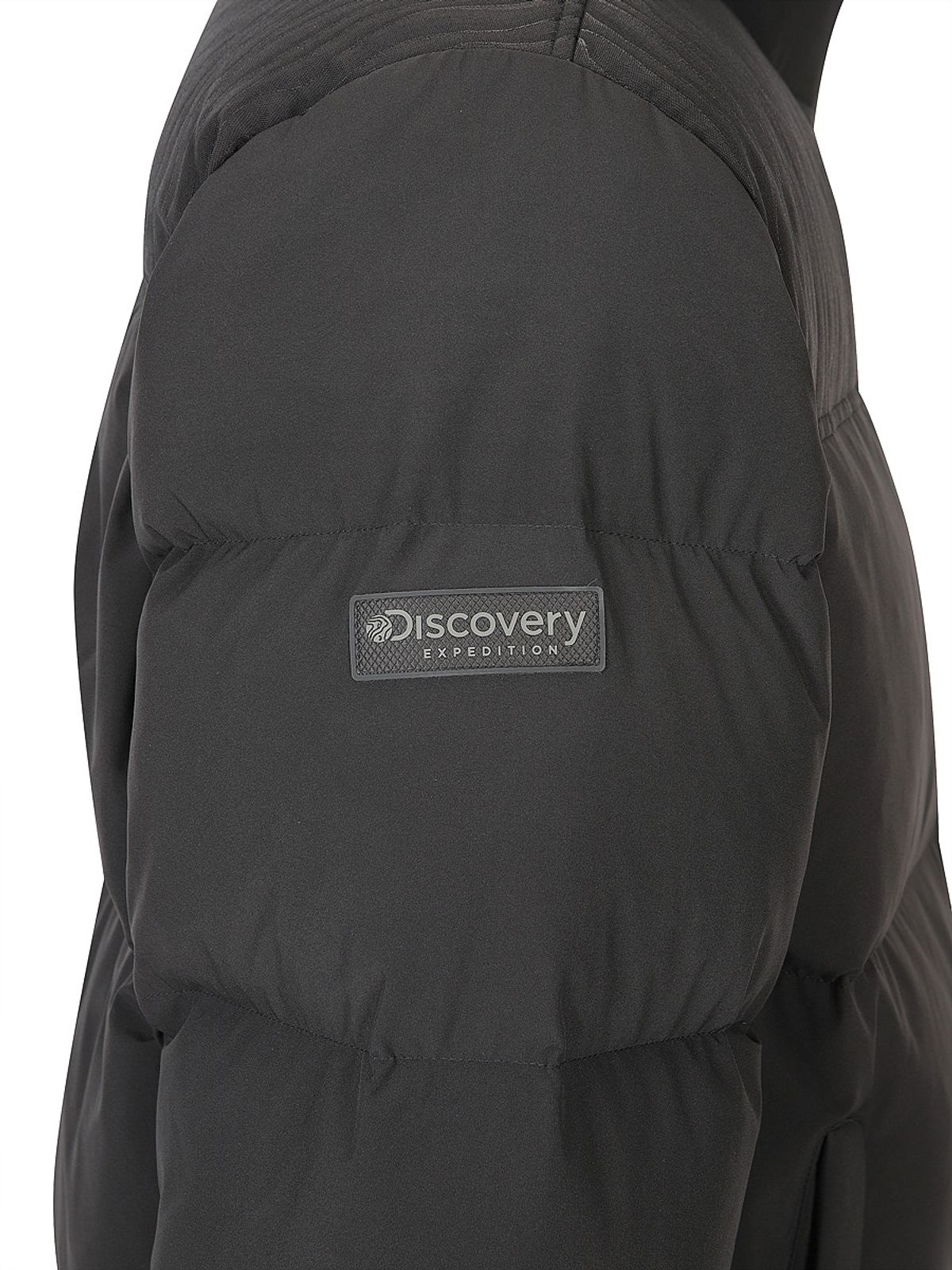 디스커버리 익스페디션(DISCOVERY EXPEDITION) 유니 반슬리 다운 숏패딩 (Ptn.Grey)