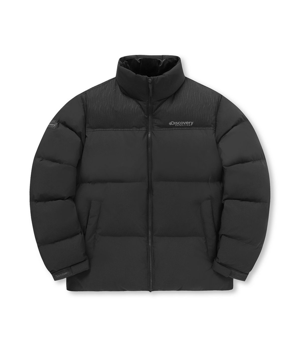 디스커버리 익스페디션(DISCOVERY EXPEDITION) 유니 반슬리 다운 숏패딩 (Ptn.Grey)