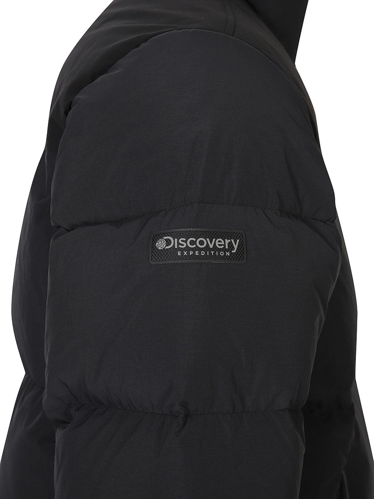 디스커버리 익스페디션(DISCOVERY EXPEDITION) 유니 반슬리 다운 숏패딩 (L/BLACK)