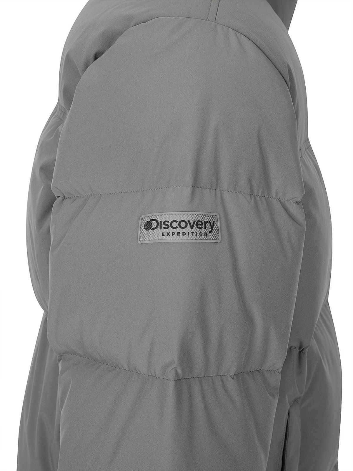 디스커버리 익스페디션(DISCOVERY EXPEDITION) 유니 반슬리 다운 숏패딩 (GREY)