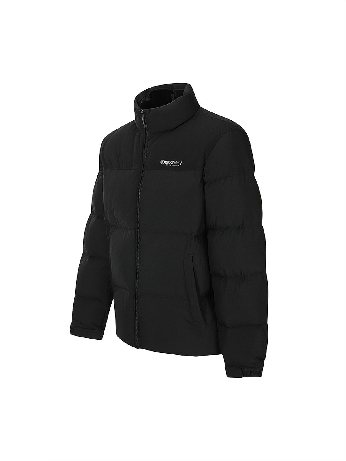 디스커버리 익스페디션(DISCOVERY EXPEDITION) 유니 반슬리 다운 숏패딩 (BLACK)