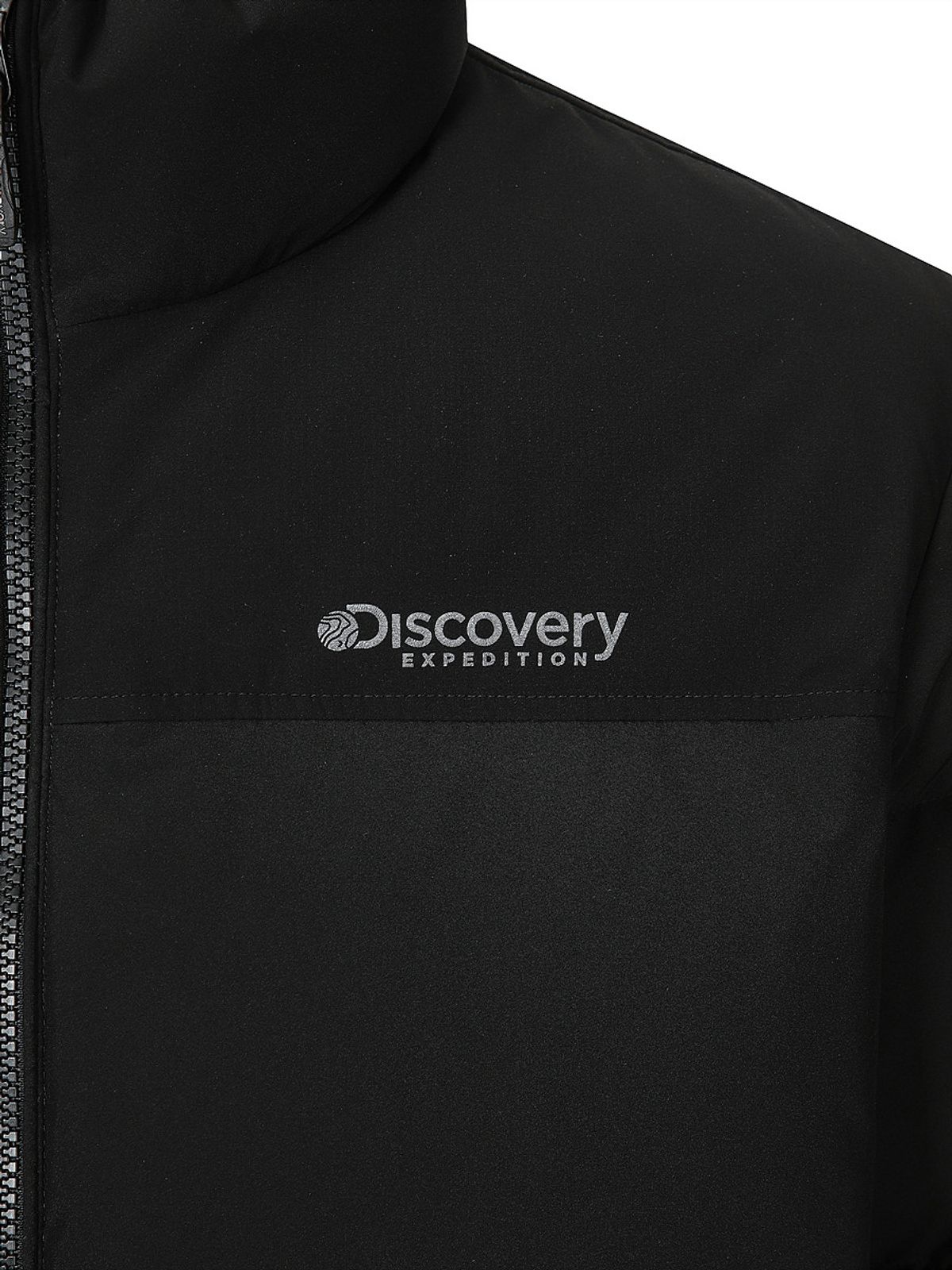 디스커버리 익스페디션(DISCOVERY EXPEDITION) 유니 반슬리 다운 숏패딩 (BLACK)
