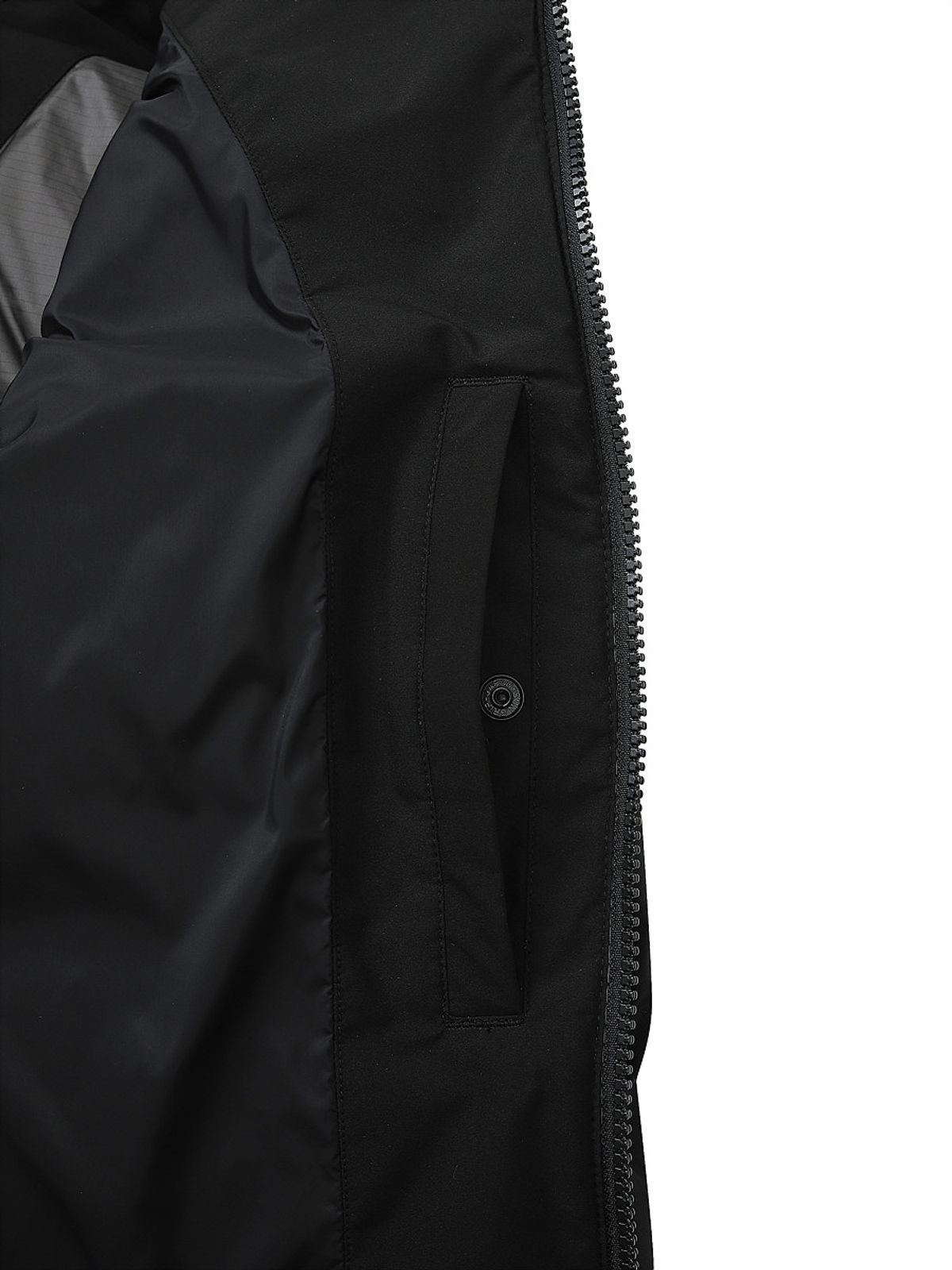 디스커버리 익스페디션(DISCOVERY EXPEDITION) 유니 반슬리 다운 숏패딩 (BLACK)