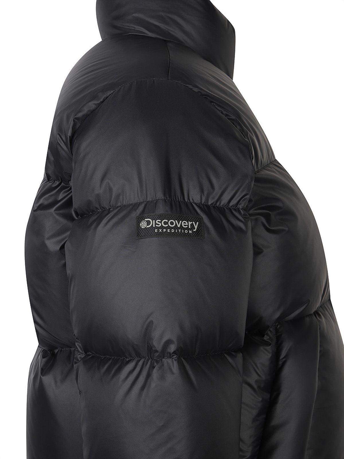 디스커버리 익스페디션(DISCOVERY EXPEDITION) 여성 올튼 하이넥 퍼텍스 퀀텀 다운 숏패딩 (BLACK)