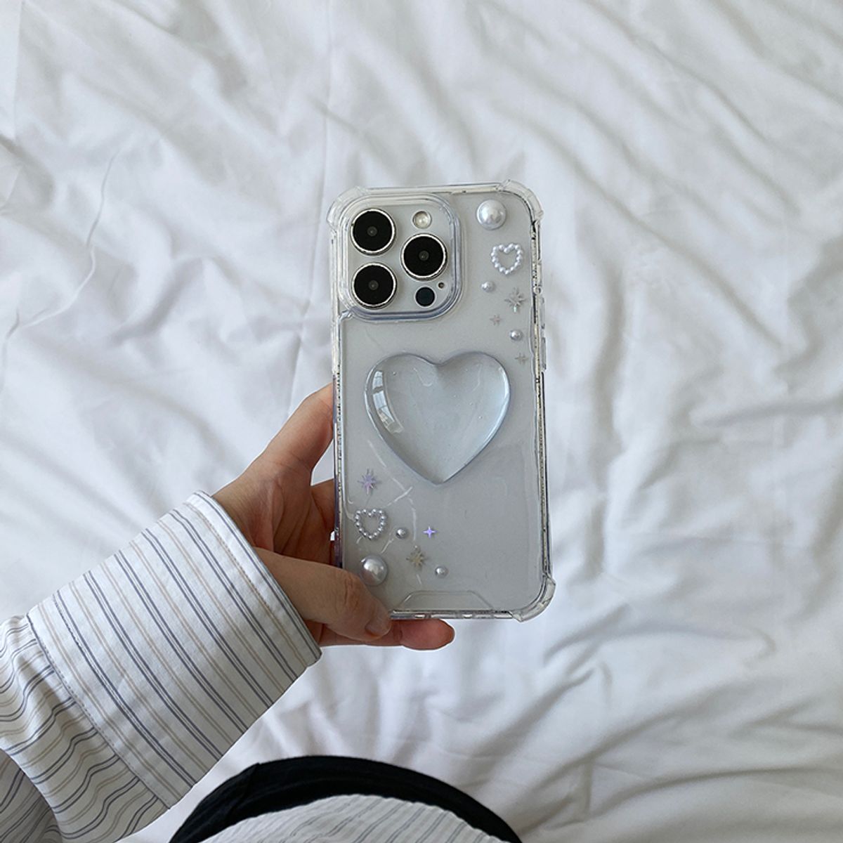 소유템(SOUTEM) Twinkle Heart Phone Case_Resin