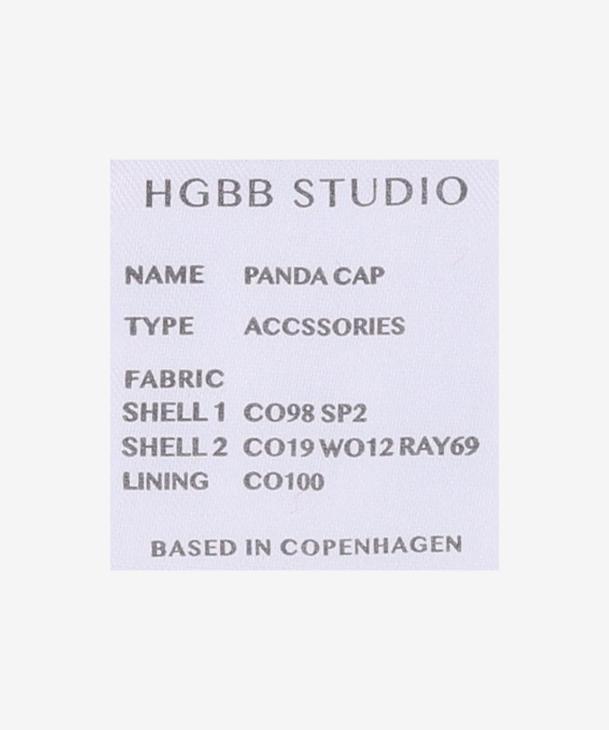 에이치쥐비비 스튜디오(HGBBSTUDIO) 판다 볼캡 - 문 / M252PANCPC