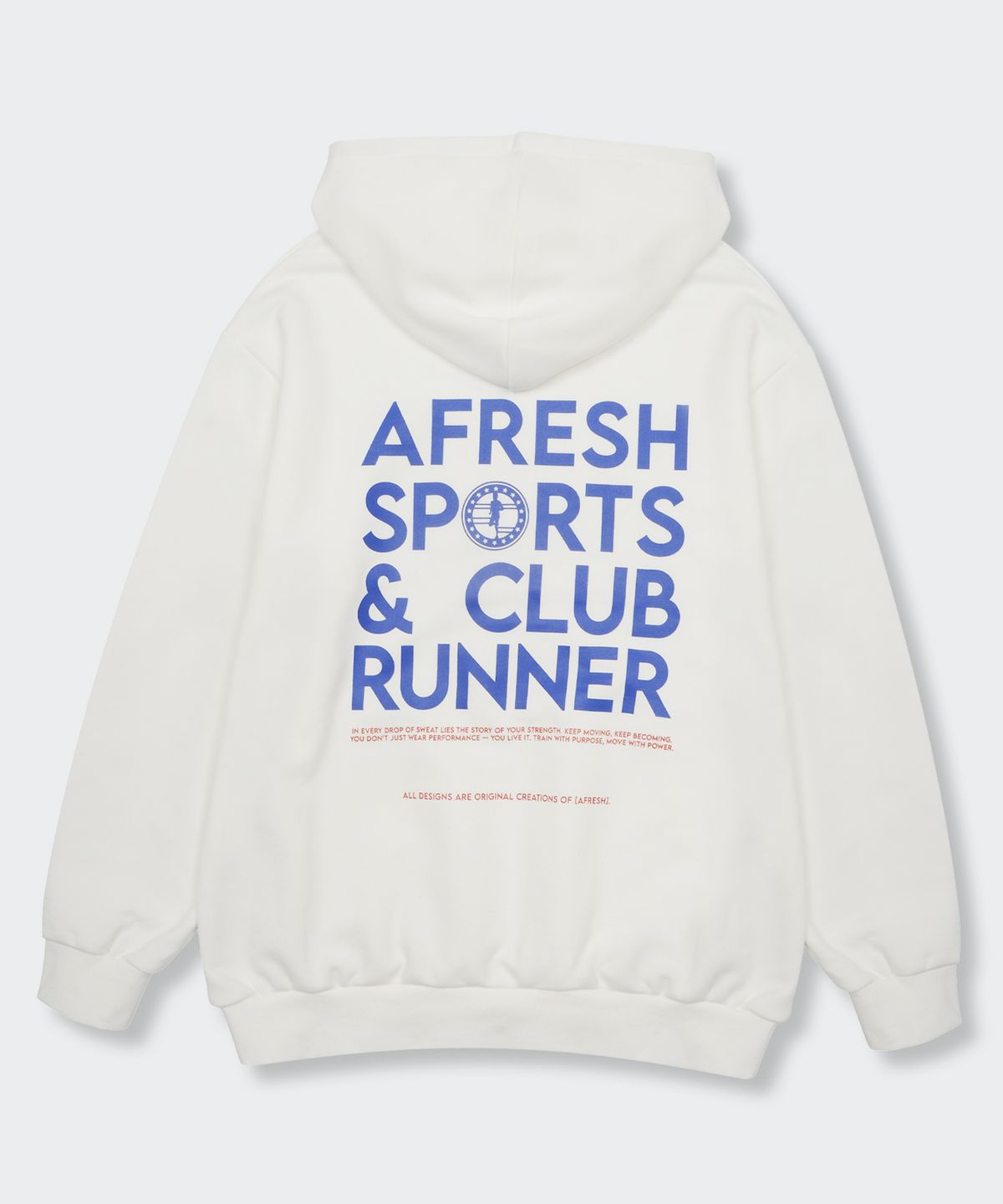 어프레쉬(AFRESH) 러너 클럽 빅 로고 후드티셔츠 2COLOR