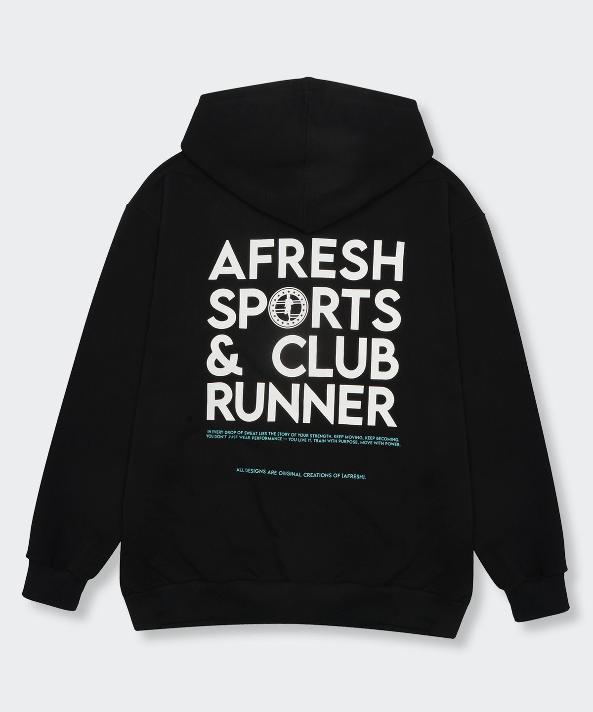 어프레쉬(AFRESH) 러너 클럽 빅 로고 후드티셔츠 2COLOR