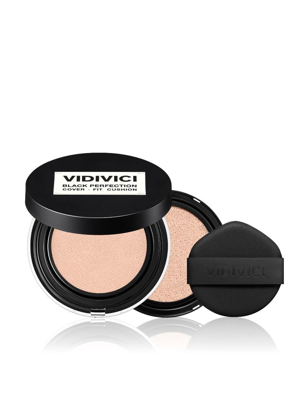 비디비치(VIDIVICI) 블랙 퍼펙션 커버 핏 쿠션 SPF40 PA++ (본품+리필)