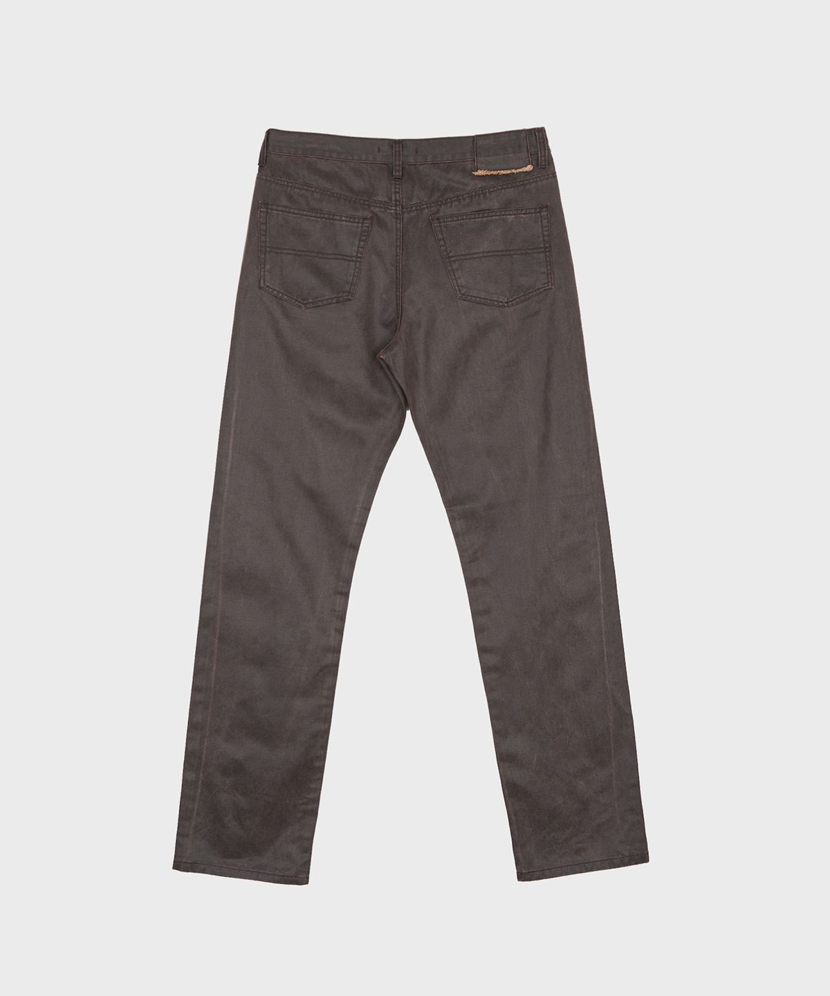 서피스에디션(SURFACE EDITION) FAUX LEATHER PANTS BROWN