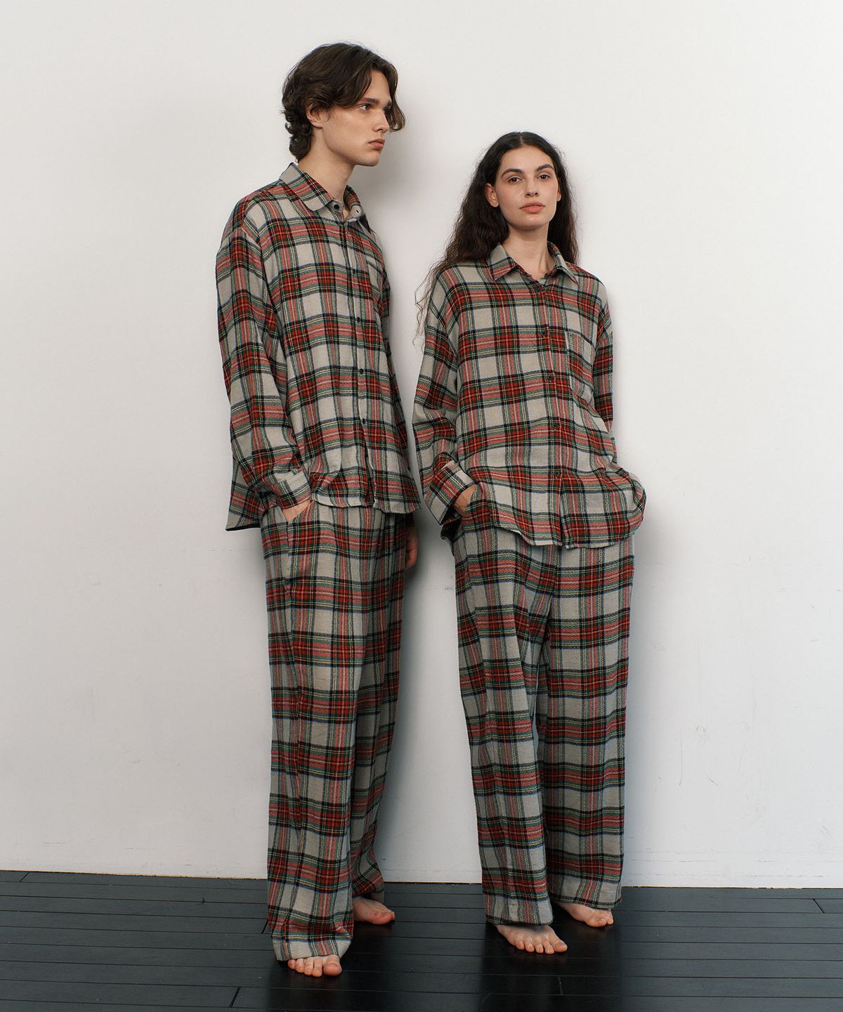 아템포(ATEMPO) FIRST PAJAMA SET_mellow check (men)