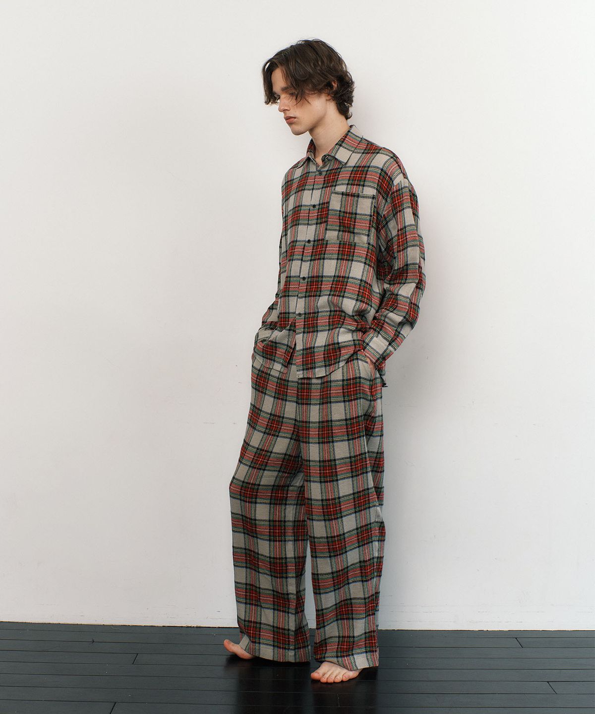 아템포(ATEMPO) FIRST PAJAMA SET_mellow check (men)