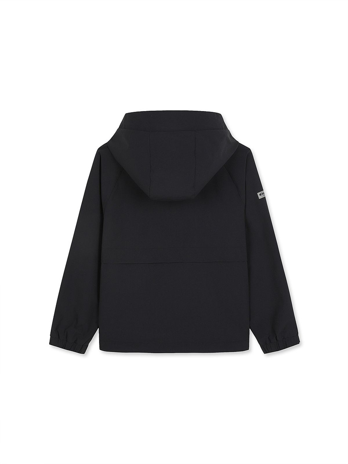 디스커버리 키즈(DISCOVERY KIDS) 키즈 우븐 배색 후드 자켓 (BLACK)