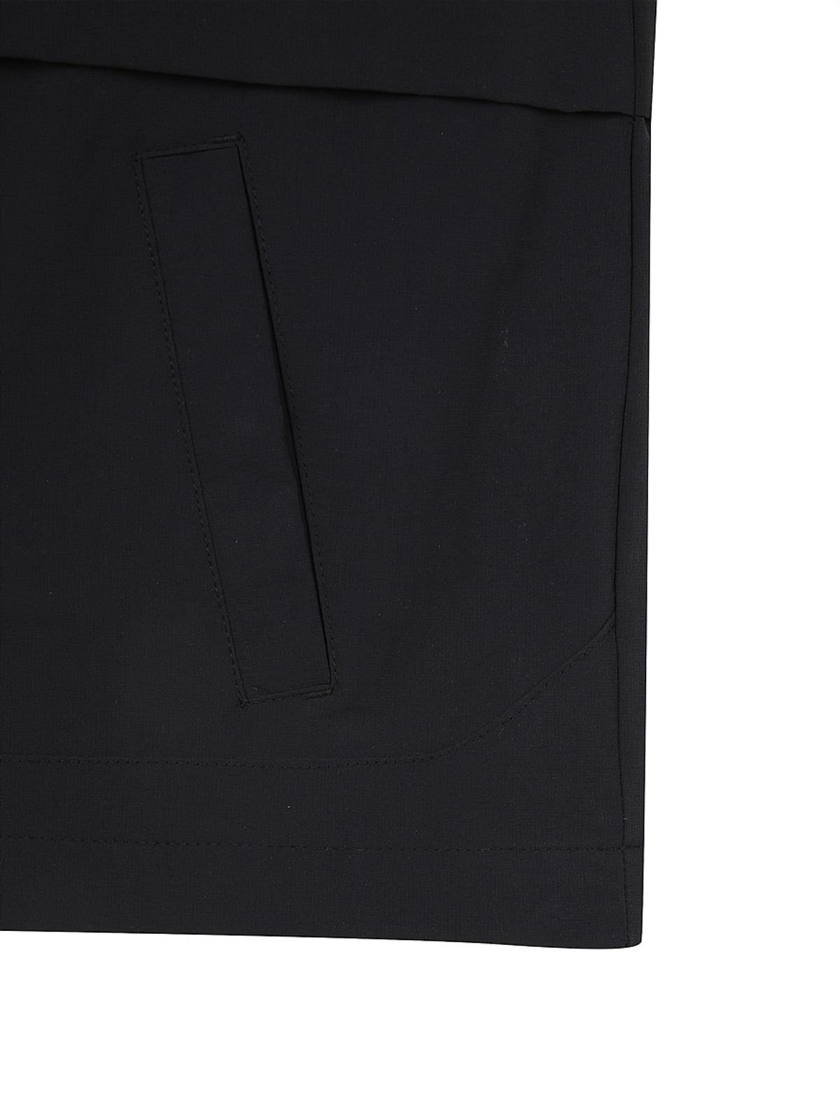 디스커버리 키즈(DISCOVERY KIDS) 키즈 우븐 배색 후드 자켓 (BLACK)