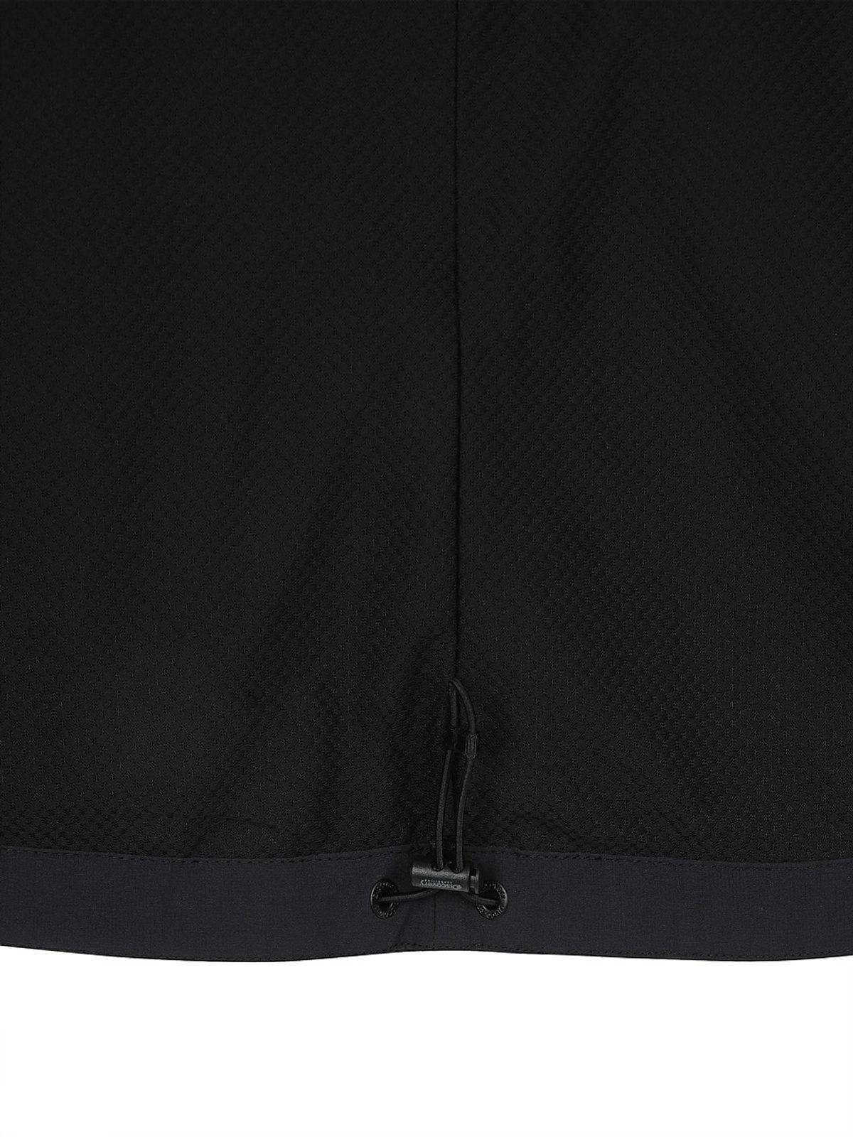 디스커버리 키즈(DISCOVERY KIDS) 키즈 우븐 배색 후드 자켓 (BLACK)