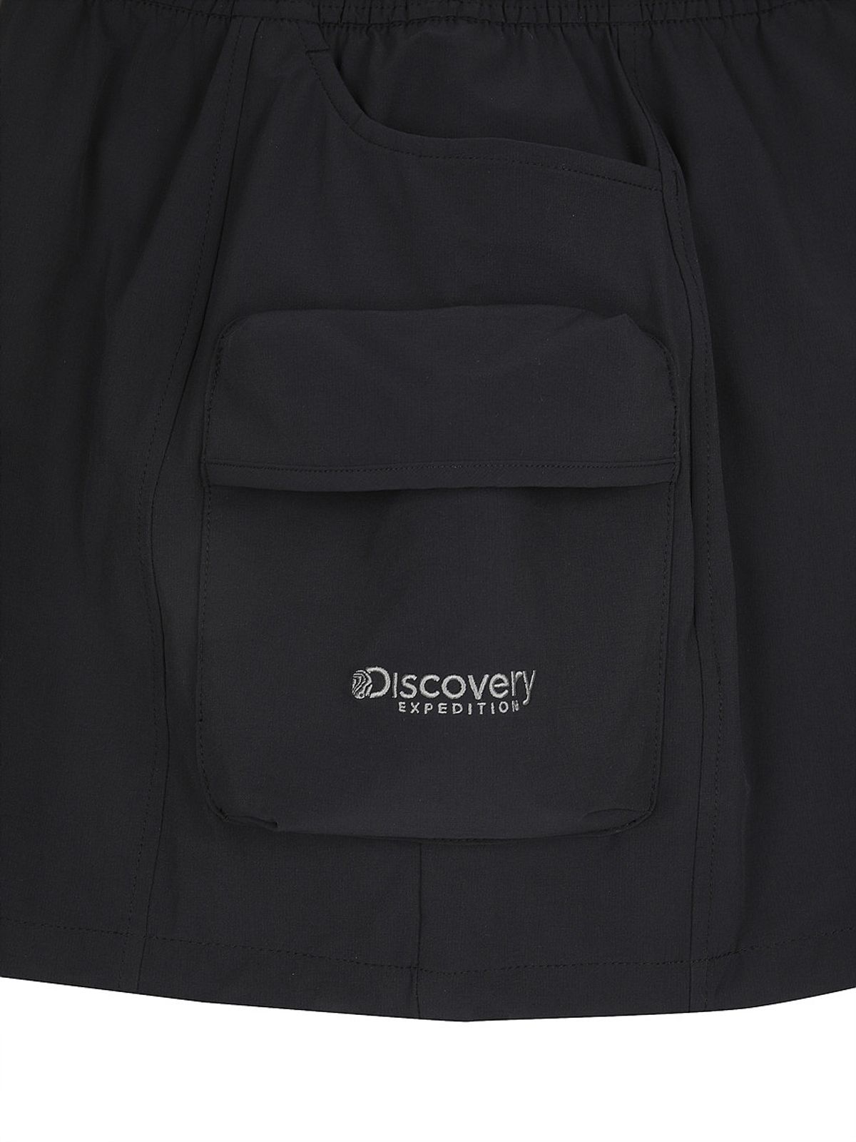 디스커버리 키즈(DISCOVERY KIDS) 여아 우븐 포켓 스커트 (BLACK)