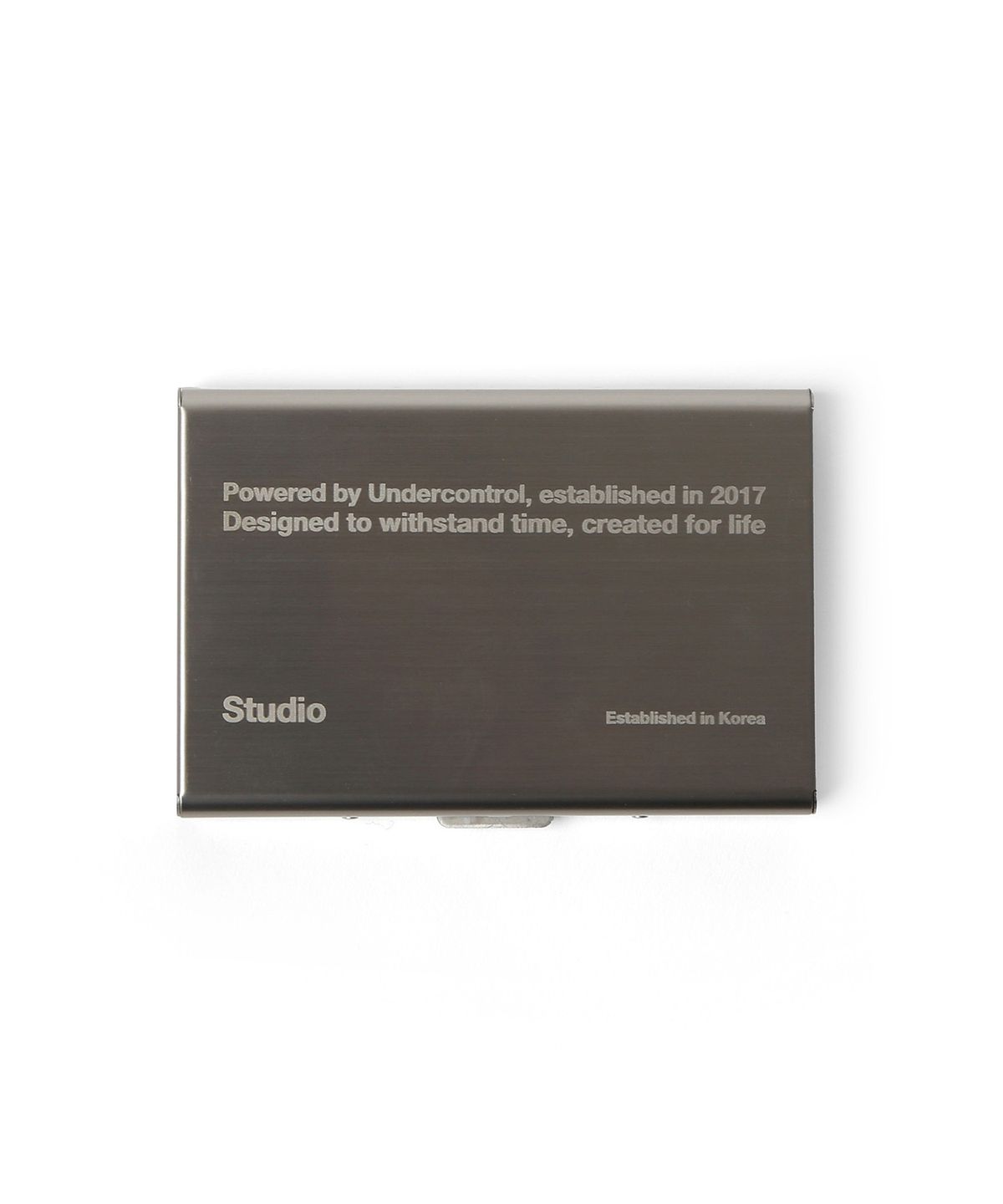 언더컨트롤 스튜디오(UNDERCONTROL STUDIO) 카드지갑 STAINLESS 6 CARD HOLDER