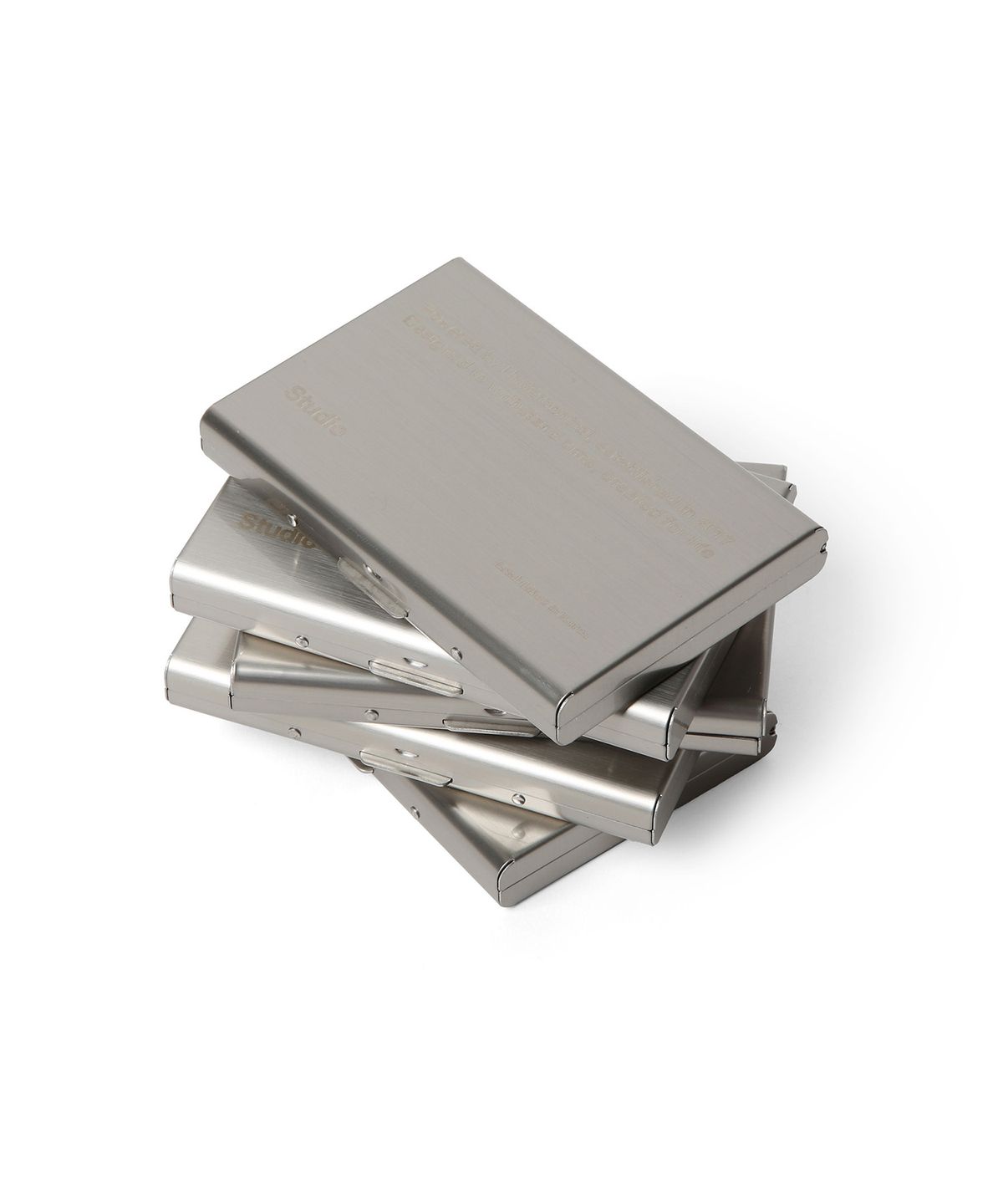 언더컨트롤 스튜디오(UNDERCONTROL STUDIO) 카드지갑 STAINLESS 6 CARD HOLDER