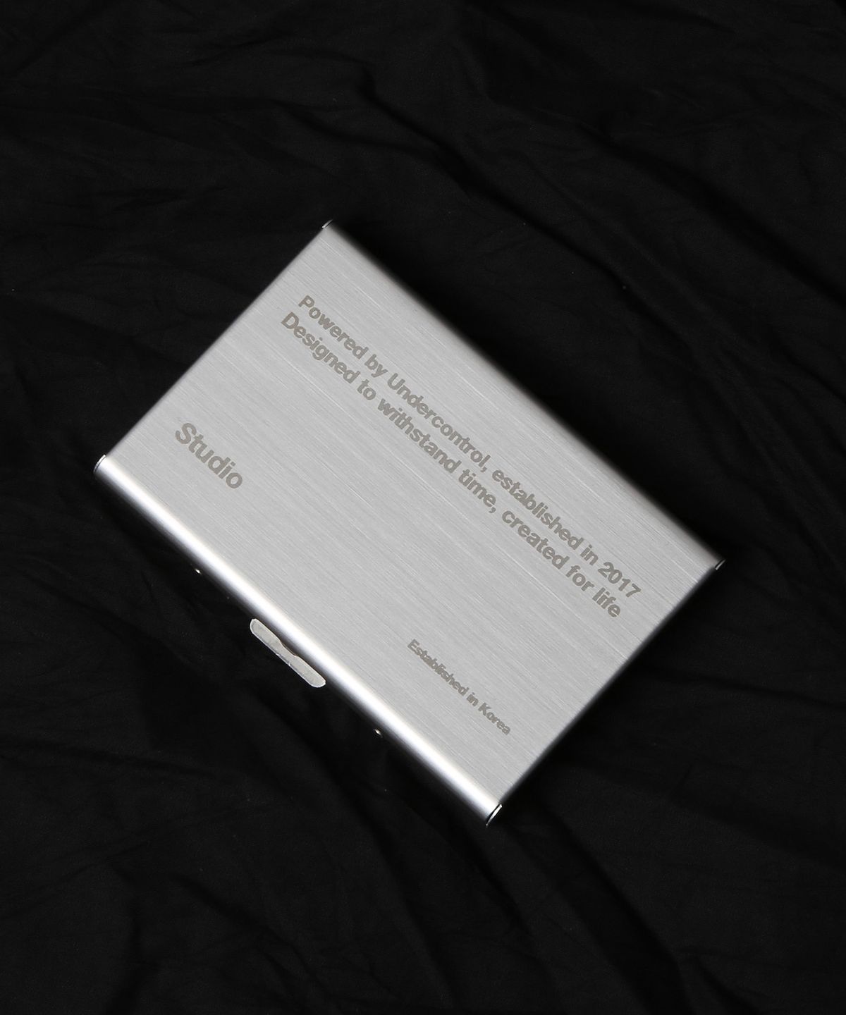 언더컨트롤 스튜디오(UNDERCONTROL STUDIO) 카드지갑 STAINLESS 6 CARD HOLDER