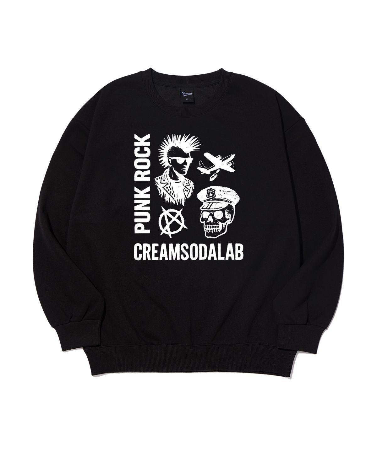 크림소다랩(CREAM SODA LAB) 락 펑크 밴드 맨투맨