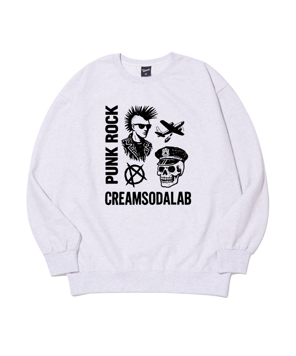 크림소다랩(CREAM SODA LAB) 락 펑크 밴드 맨투맨