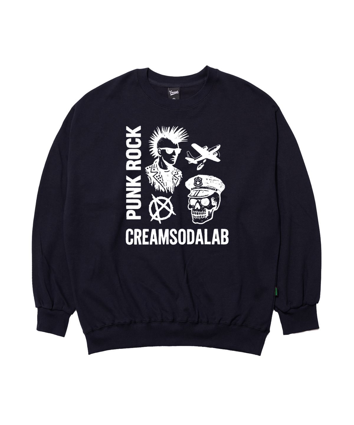 크림소다랩(CREAM SODA LAB) 락 펑크 밴드 맨투맨