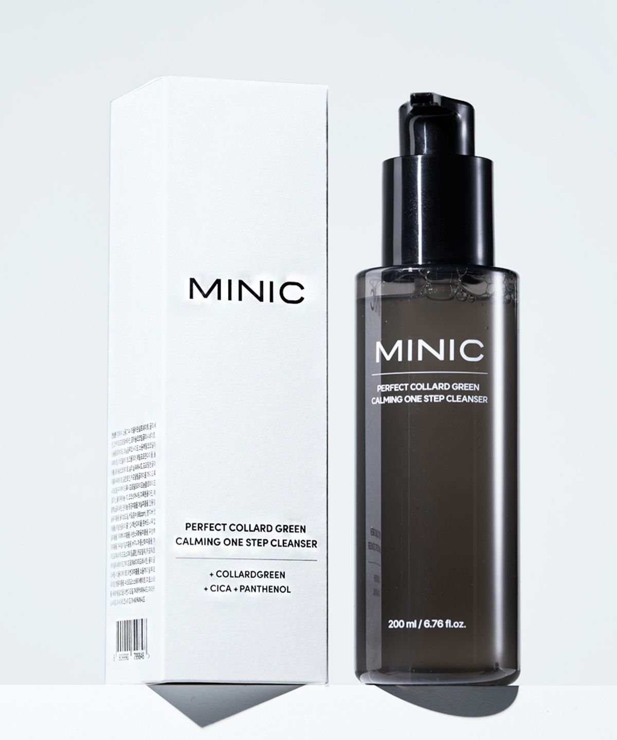 미닉(MINIC) 미니멀 커버로션 02호 40ml + 퍼펙트 콜라드 그린 진정 원 스텝 클렌저 200ml