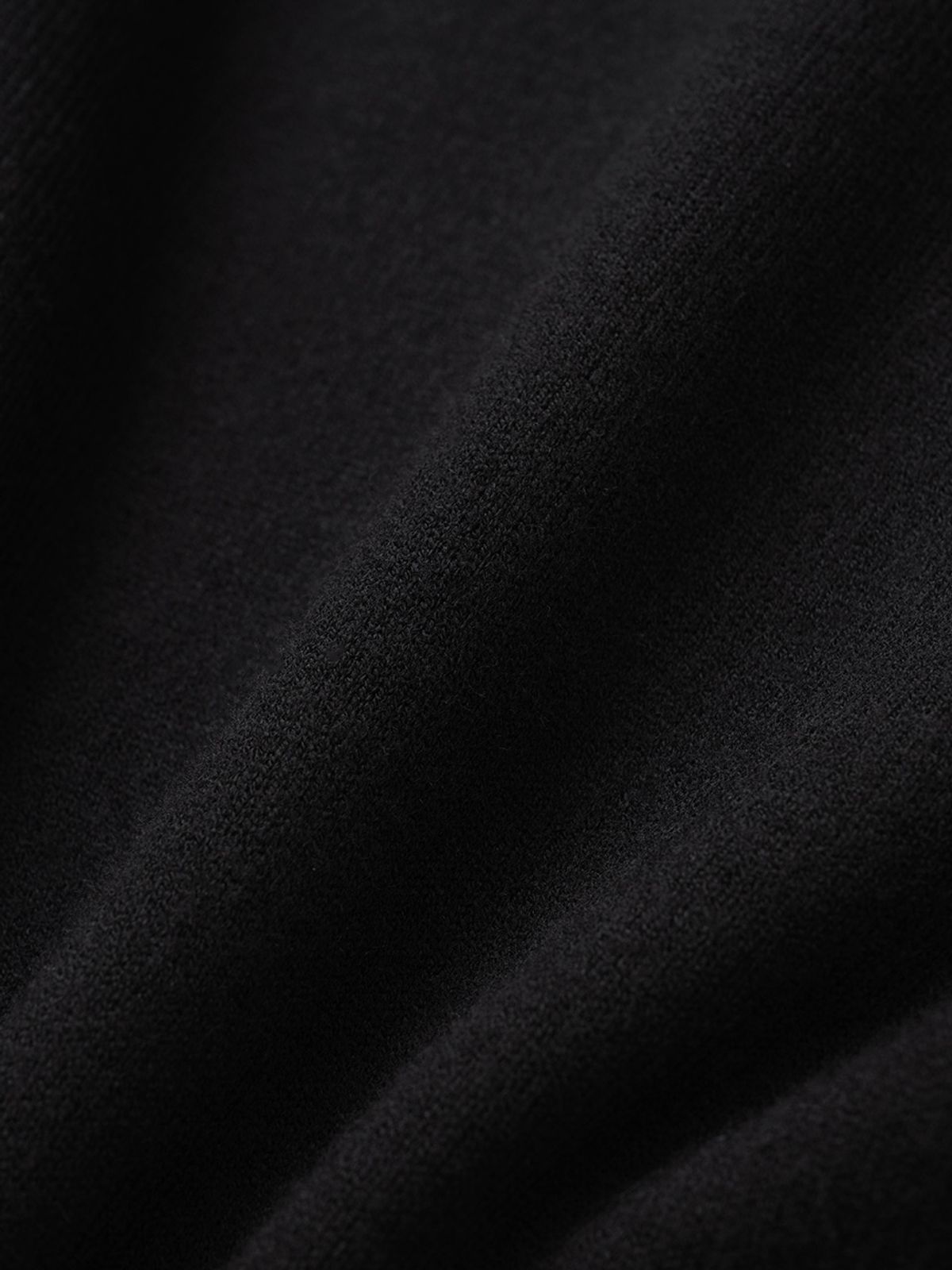 엑스오엑스(XOX) (우먼)에센셜 라운드 크롭 니트 [BLACK]