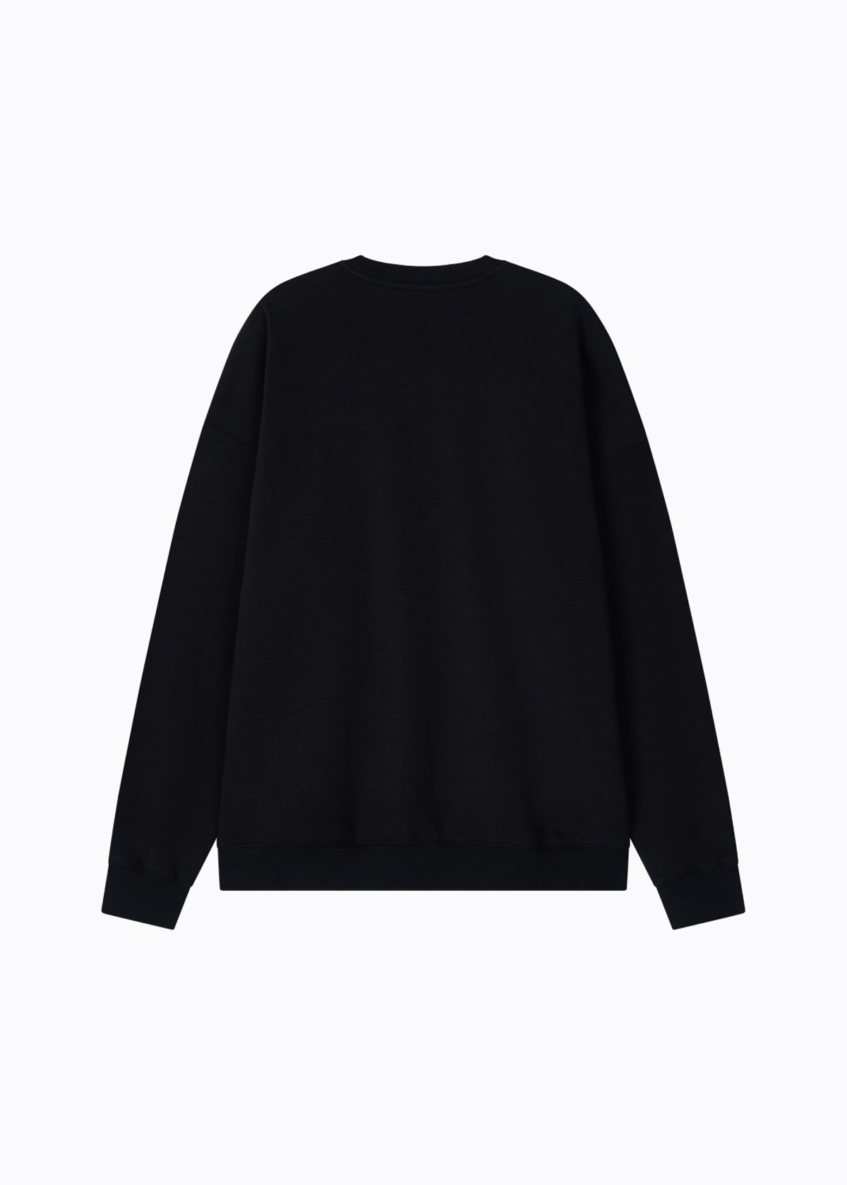 라임라잇 어패럴(LIMELIGHT APPAREL) 어패럴 자수 심플 로고 스웨트셔츠  오버사이즈 (블랙/블루)