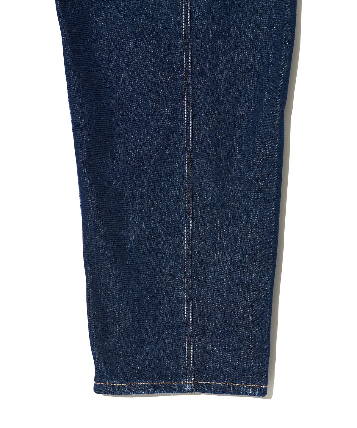 피스메이커(PIECE MAKER) DIVIDE STITCH BALLOON DENIM PANTS (INDIGO)