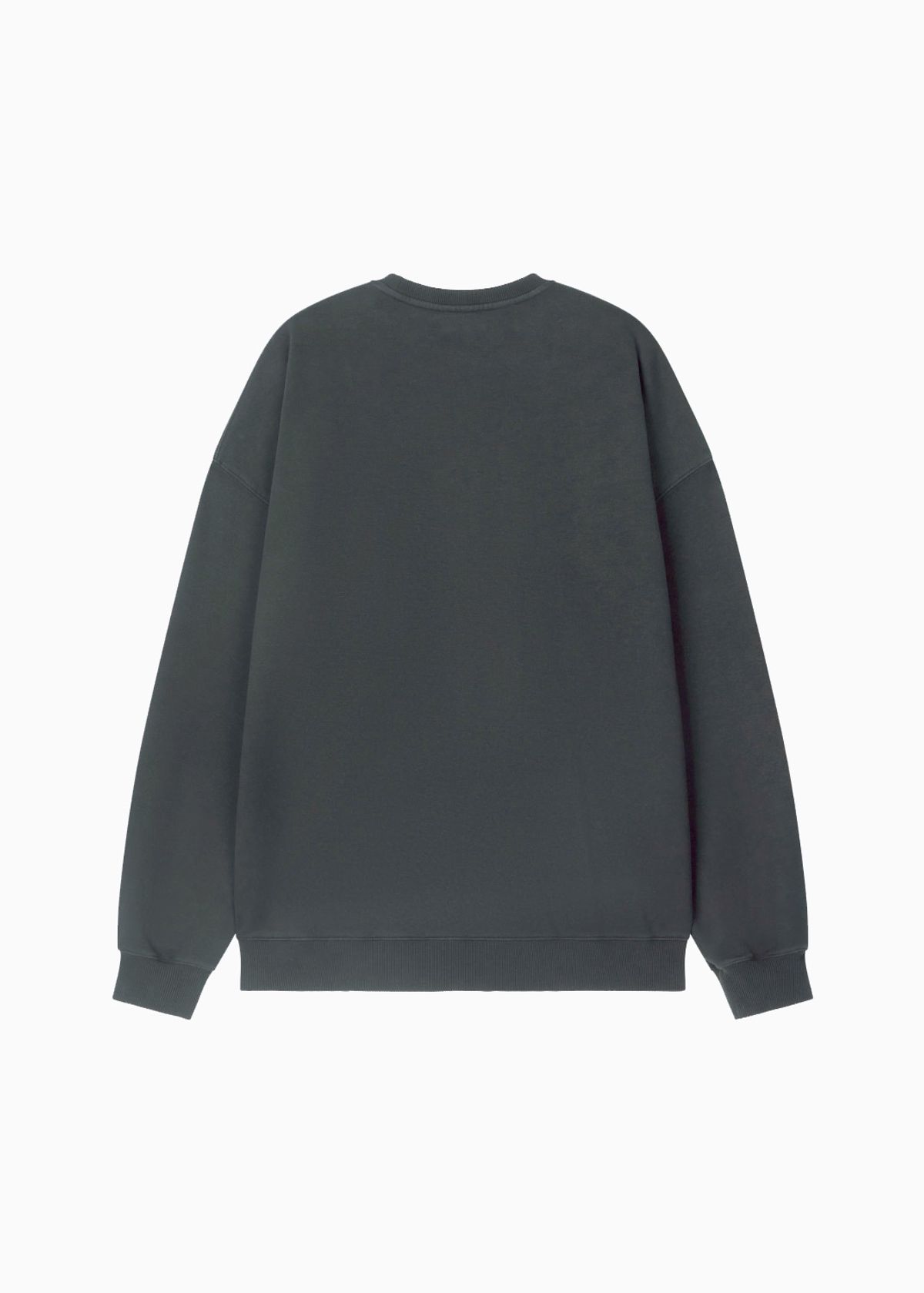 라임라잇 어패럴(LIMELIGHT APPAREL) 어패럴 피그먼트 스타 로고 스웨트셔츠 오버사이즈 (블랙/블루)