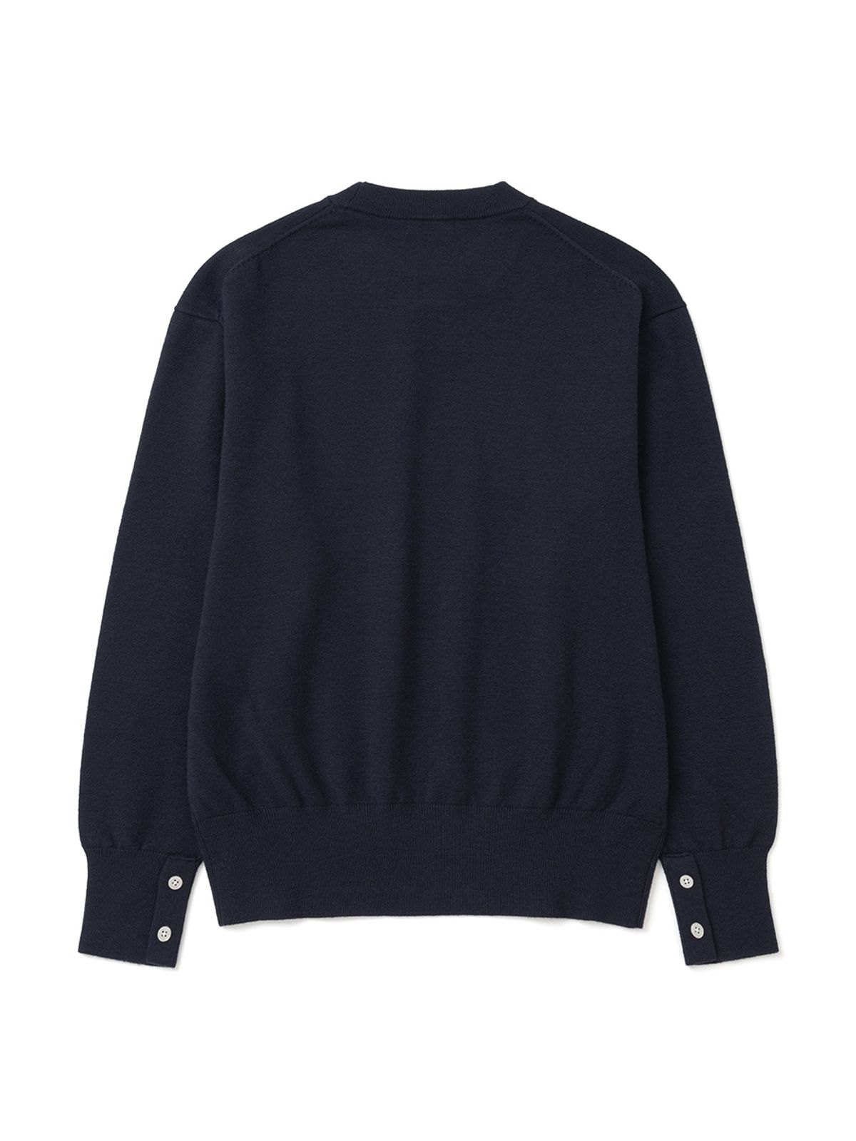 엑스오엑스(XOX) 에센셜 라운드 크롭 니트 [NAVY]