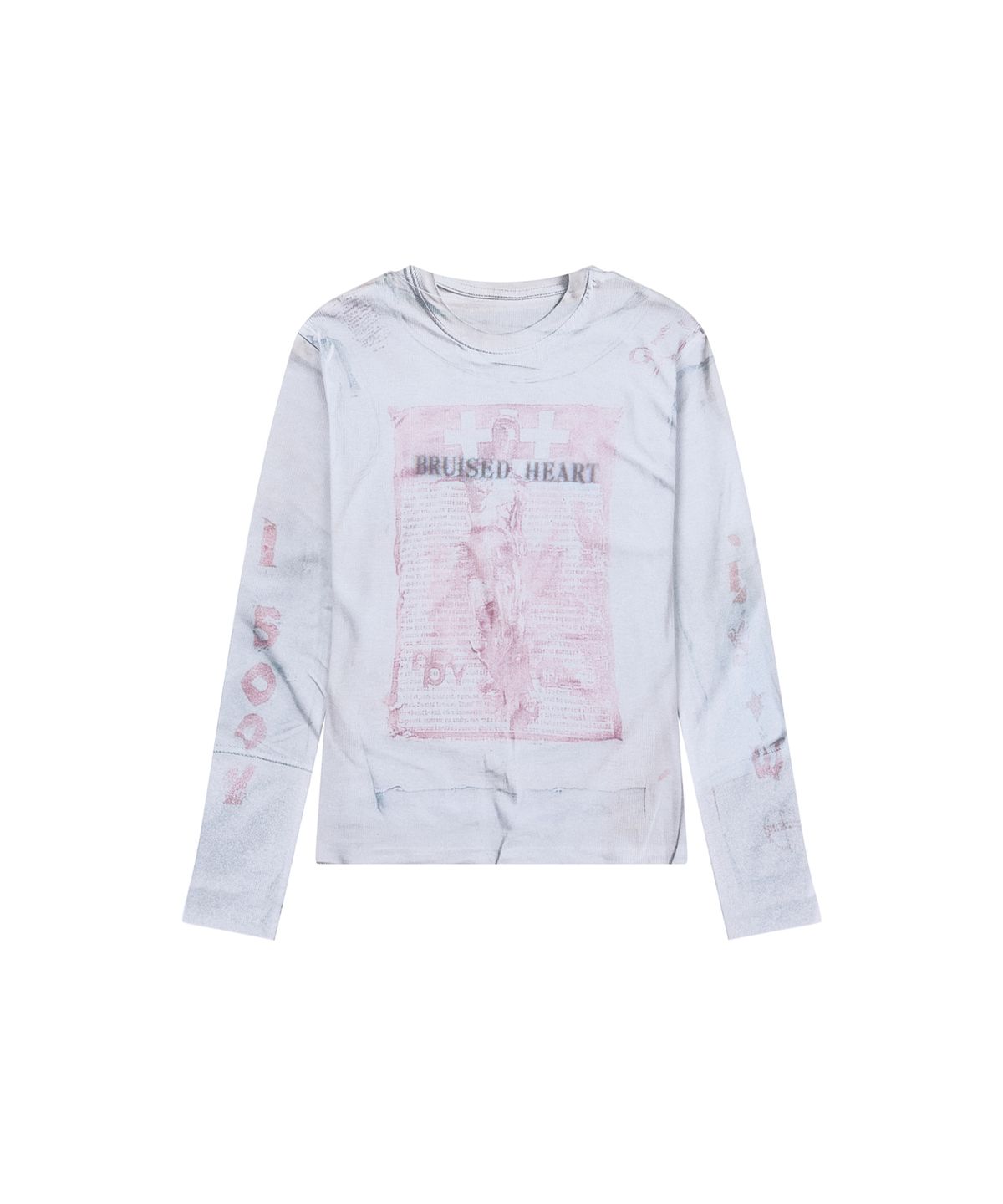 도그마 엑스(DOGMA EHKS) TROMPE L OEIL CROSS LONG SLEEVE GREY