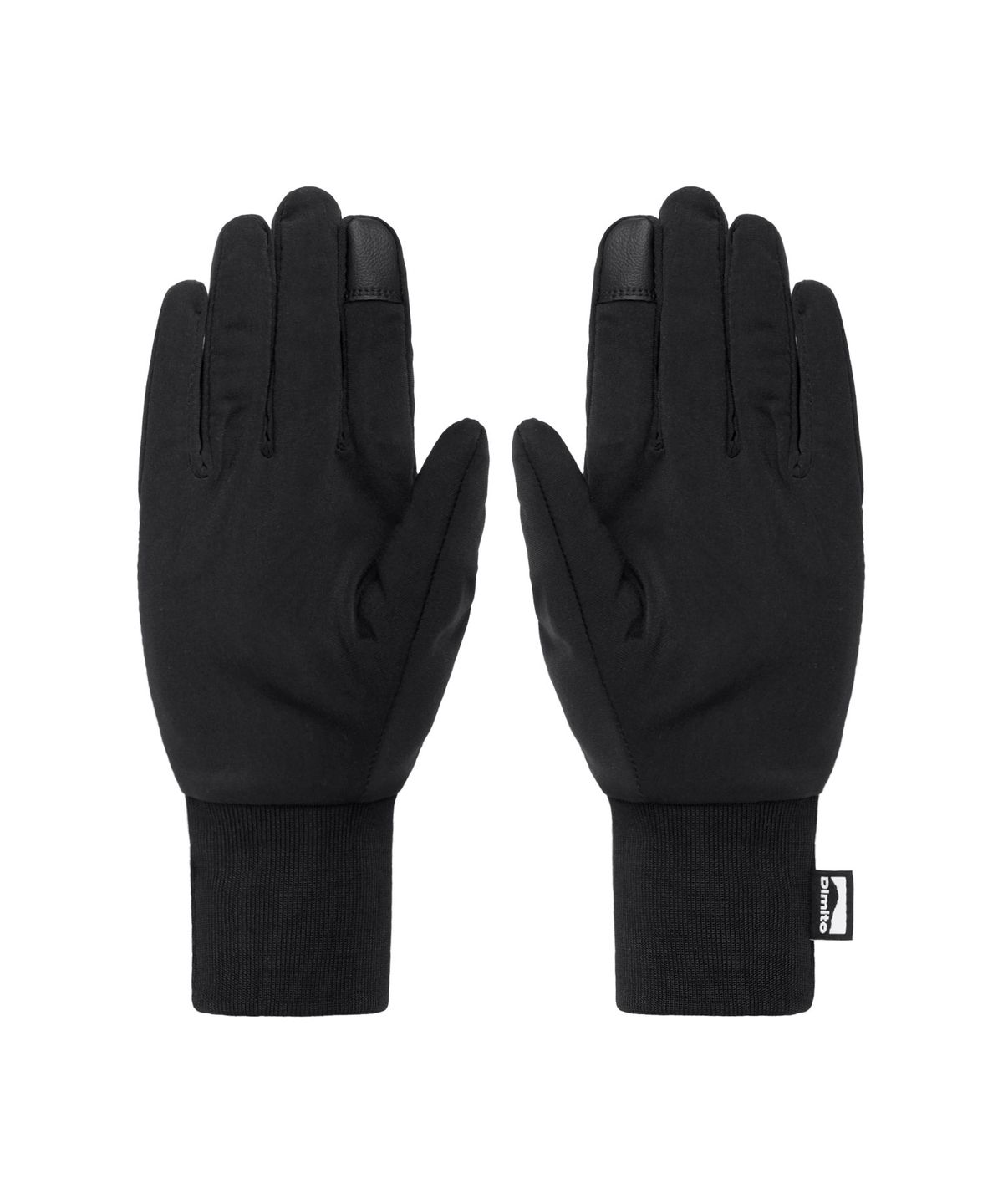 디미토(DIMITO) LEATHER 3-WAY OPEN MITTEN BLACK