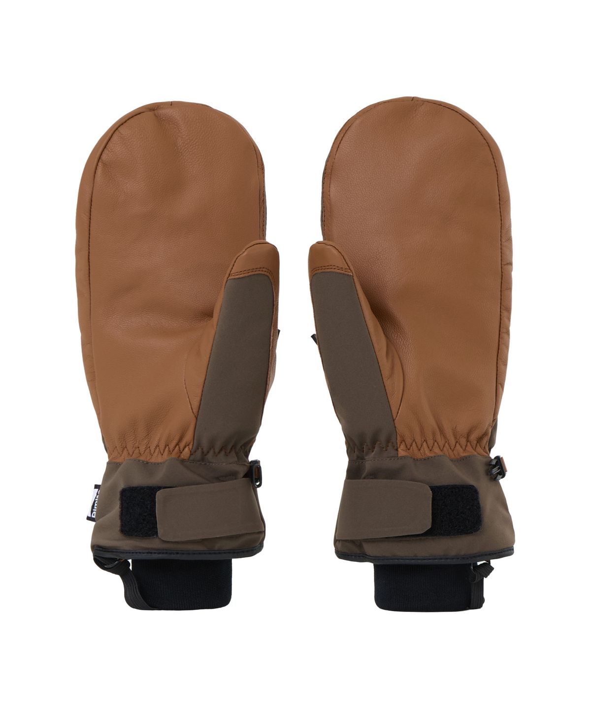 디미토(DIMITO) LEATHER 3-WAY OPEN MITTEN MUD
