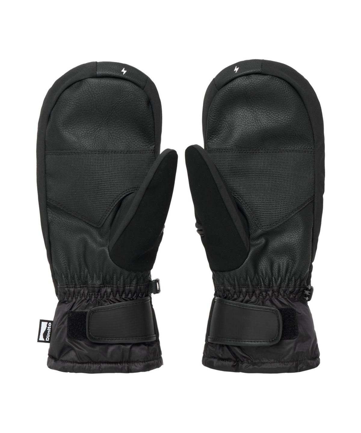 디미토(DIMITO) EASY OPEN DOWN MITTEN BLACK