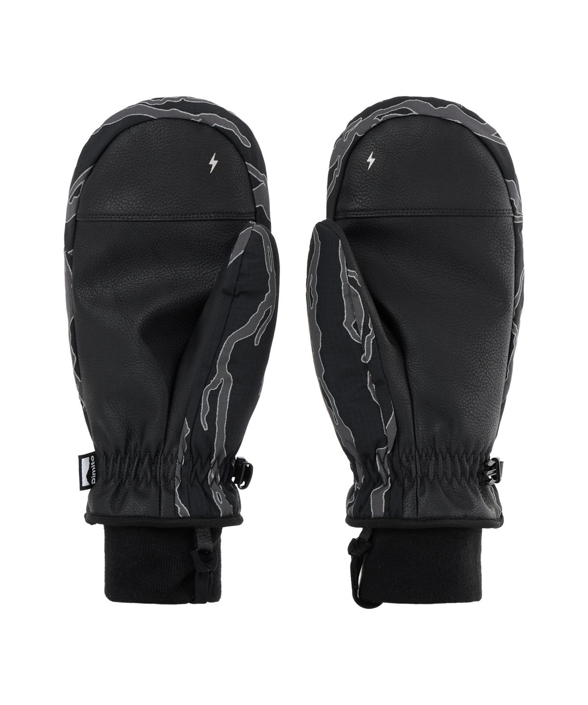 디미토(DIMITO) HAE REFLECTIVE LINE MITTEN HAE MT BLACK
